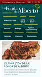 Mobile Screenshot of lafondadealberto.com